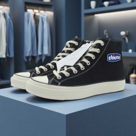 1pc with chicco Print High top casual sports shoes everyday essential top rated smooth ride Casual Attire modern look vintage style sturdy construction casual sports shoes leisure time men, Leisure Wear, Lifestyle, Chicco Design, Fabric Upper, Comfortable Fit, Everyday Sneakers, Sports Sneakers, Men's Footwear, Urban Fashion