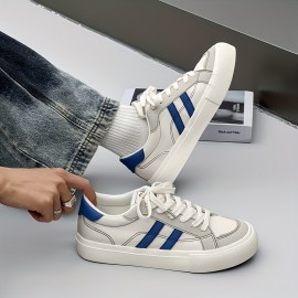 Men's casual shoes, sneakers, shoes, striped, breathable nd durable, classic solid color couple style, versatile, suitable for campus couples, nd