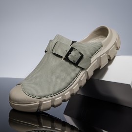 Men's Outdoor Slip-On Sandals - Breathable Casual Shoes with Adjustable Straps & MD Sole for Hiking, Summer Walking, Daily Wear - Lightweight Comfortable Design, Sandals for Wide Feet, Sporty Shoe, Microfiber Construction