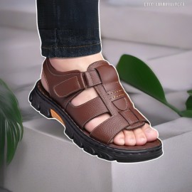 Men's Open Toe Sandals, Anti-Slip Comfortable Beach Shoes for Summer