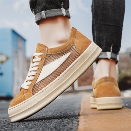 Fashionable Breathable Hollow-Out Sweat-Wicking Summer Men'S Casual Comfortable Sports Sneakers
